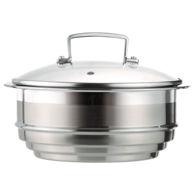 Le Creuset Multi Steamer with Glass Lid for 3-ply Stainless Steel